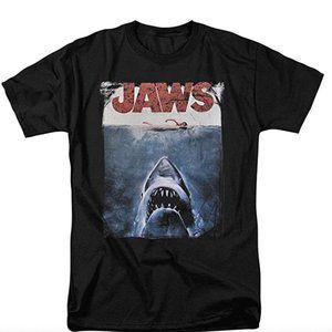 Jaws Shark Original Movie Poster T Shirt